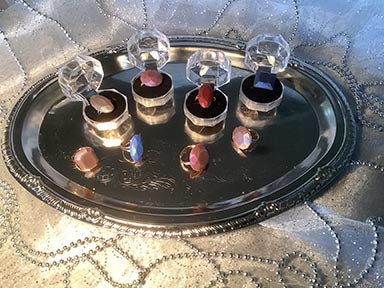Rings With Metal Bands