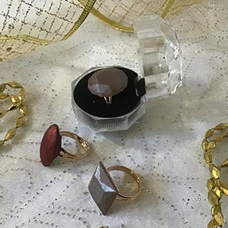 Rings With Metal Bands