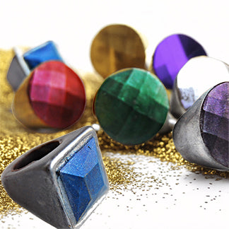 Solid Chocolate Ring With Gem