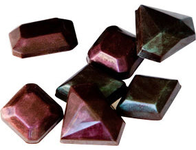 Solid Chocolate Flat Gems