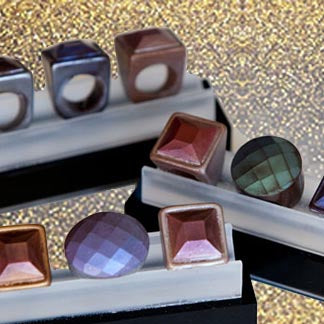 Solid Chocolate Ring With Gem